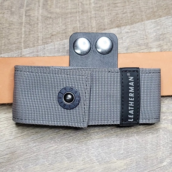 Leather Sheath Belt Horizontal Adapter Leatherman Multi-Tool Pouch Case BLACK - Picture 5 of 9